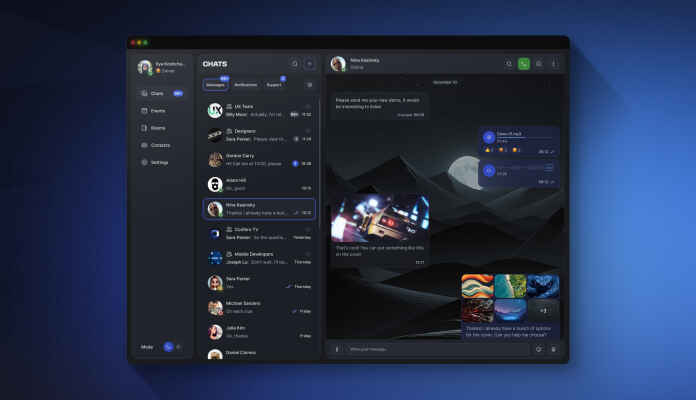 app UI